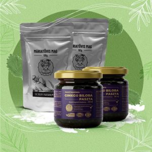 2 db-os Ginkgo Biloba Paszta Csomag
