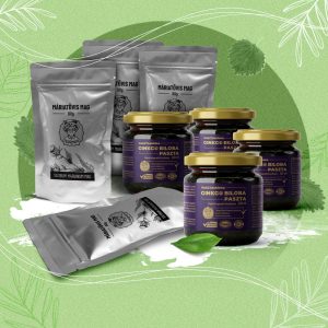 4 db-os Ginkgo Biloba Paszta Csomag