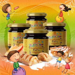 4 db-os Gyerek fenyőtoboz Paszta Almáspite ízben