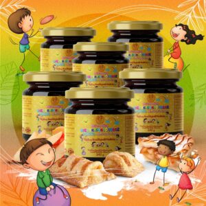 6 db-os Gyerek fenyőtoboz Paszta Almáspite ízben