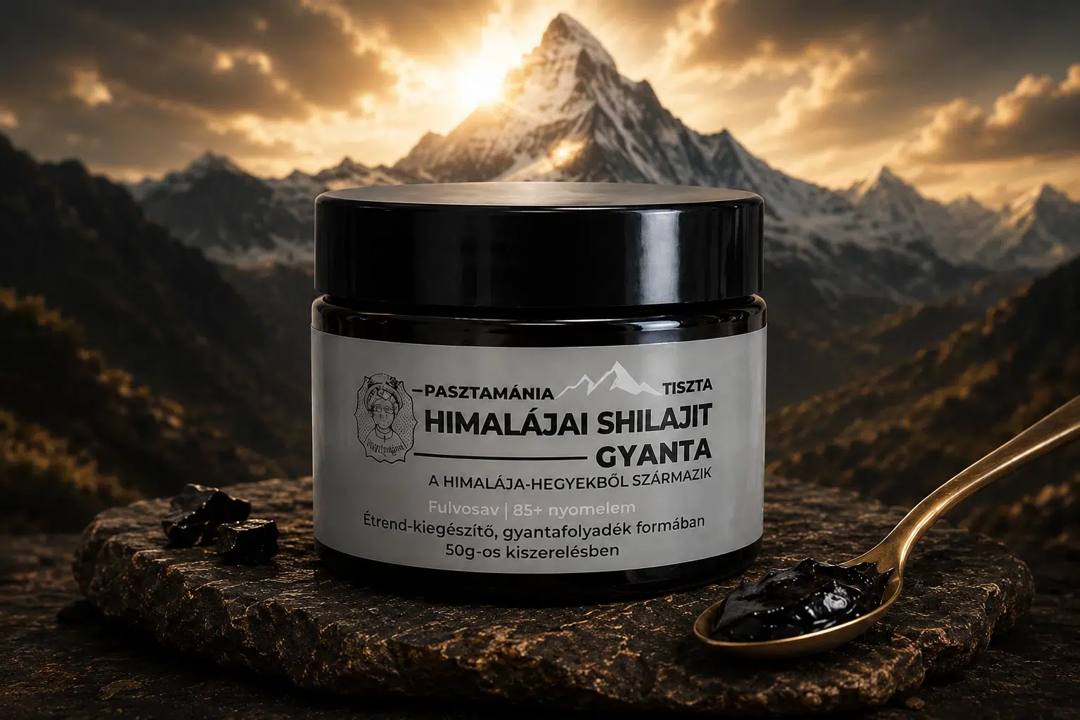 Himalájai Shilajit Gyanta